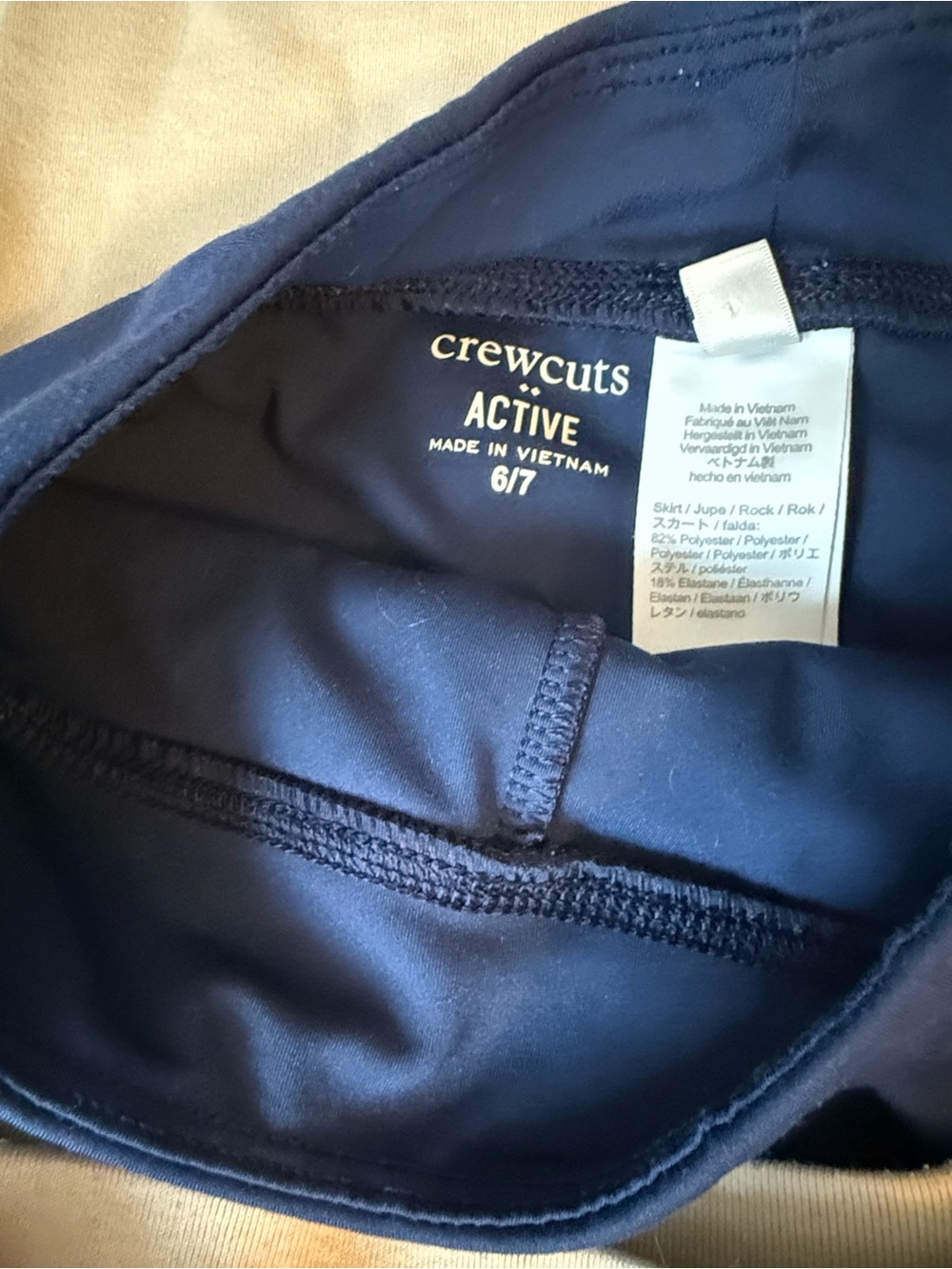 Girls Uniform Khaki and Navy Girls Skorts Lot - Picture 2 of 3